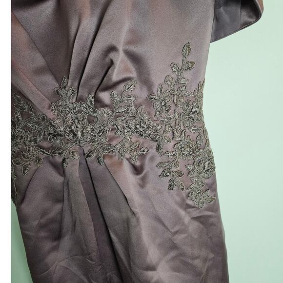 Jade by Jasmine VD Cocktail Dress w/ Matching Cropped Bolero Jacket Size 2 - Picture 10 of 14